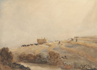 Höslagning, ca 1808 (w/c med kroppsfärg över grafit på papper) av David Cox