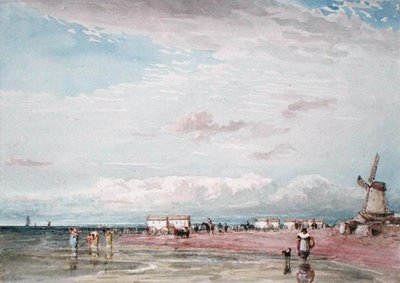 North Shore, Liverpool (akvarell på papper) av David Cox