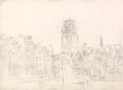 Rotterdam: St. Lawrence-kyrkan av David Cox