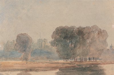Windsor Castle från Brocas av David Cox