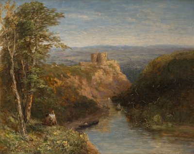 Cilgerran Castle, Pembrokeshire, 1852. av David Cox the elder