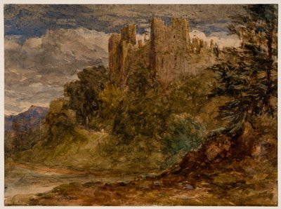 Ludlow Castle, 1800-talet. av David Cox the elder