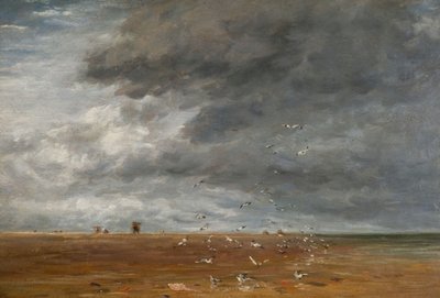 På sanden, 1851. av David Cox the elder