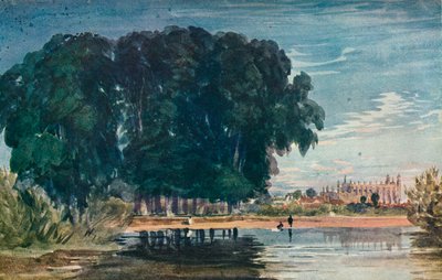 The Brocas, Eton, början av mitten av 1800-talet, 1930. av David Cox the elder