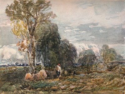 Vedhuggaren, 1858 av David Cox the elder