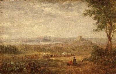 Utsikt nära Lancaster, c1810. av David Cox the elder