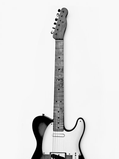 Monokrom elgitarr av David Drake
