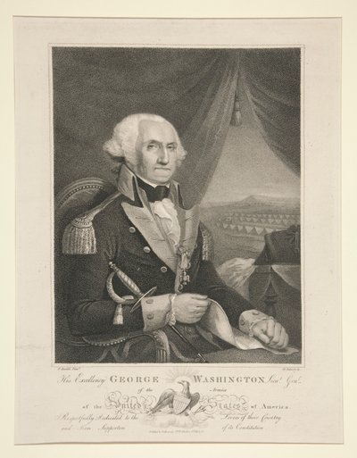 Hans excellens George Washington Lieu.t Gen.l av David Edwin