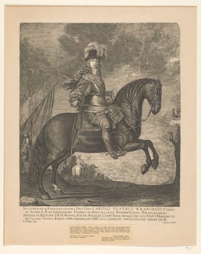 Den mest lysande och utmärkta Dmo. Herr. Charles Gustav Wrangel (...) av David Ehrenstrahl