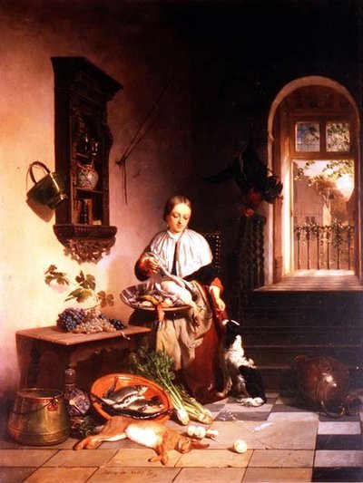 I köket av David Emil Joseph de Noter