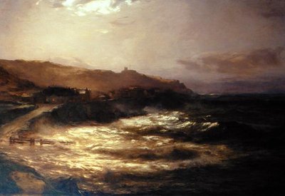 Fullmåne och vårvatten av David Farquharson