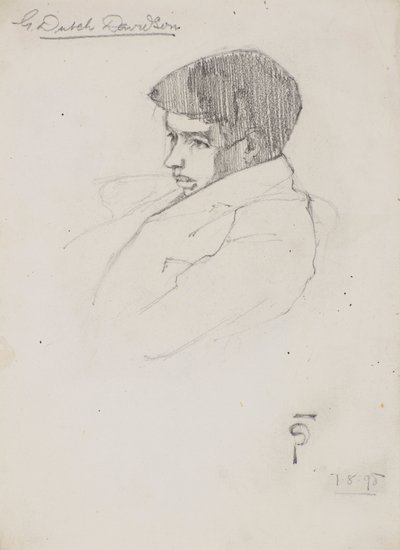 Porträtt av George Dutch Davidson av David Foggie