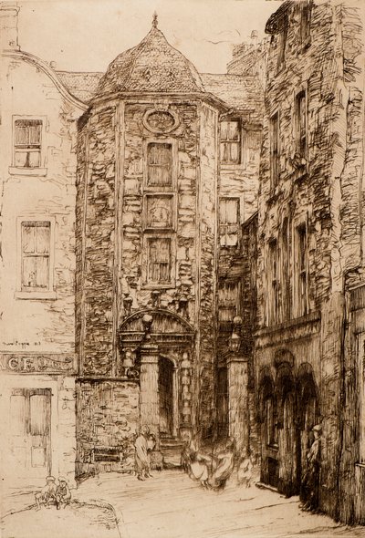 Strathmartine Lodging, 1900-talet (etsning) av David Foggie