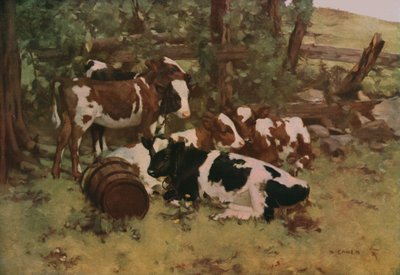 Förnöjsamhet, c1903, c1930. av David Gauld