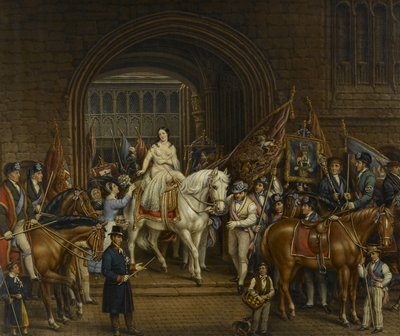 Lady Godiva procession från 1829, 1867 av David Gee
