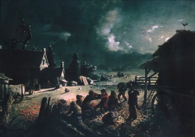 Majsskalning, ca. 1863-64. av David Gilmour Blythe