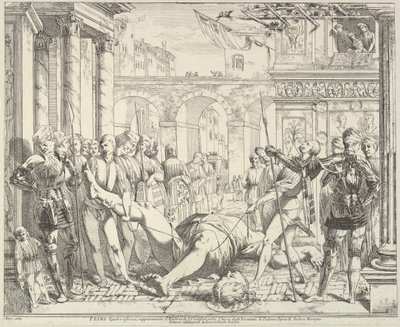 The Martyrdom of Saint Christopher, från The Story of Saints James and Christopher in the..., 1776. av David Giovanni