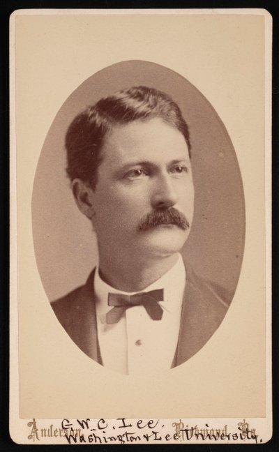 Porträtt av George Washington Custis Lee 1832-1913, 1876. av David H. Anderson