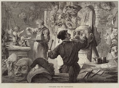 Förbereder för Pantomimes av David Henry Friston