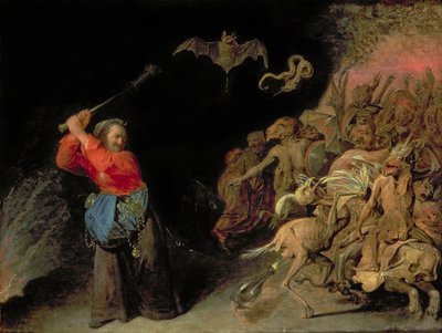 Dulle Griet (Mad Meg) plundrar helvetet av David III Ryckaert