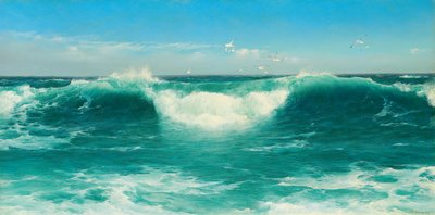 A Cornish Roller, 1898 av David James