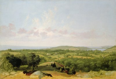 Vy över Narragansett Bay, nära Warwick, Rhode Island av David Johnson