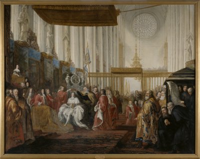 Karl XI:s kröning av David Klöcker Ehrenstrahl