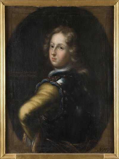 Charles III Guillaume de Bade Durlach - Porträtt av markgreve Charles III William av Baden-Durlach (1679-1738), av Ehrenstrahl, David Klocker (1629-1698). Olja på duk. Mått: 83x67 cm. Nationalmuseum Stockholm av David Klöcker Ehrenstrahl