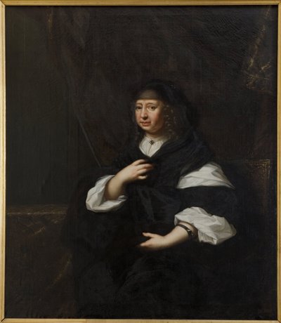 Marie Elisabeth de Saxe, duchesse consort de Holstein Gottorp - Porträtt av prinsessan Marie Elisabeth av Sachsen (1610-1684), hertiginna av Holstein-Gottorp, av Ehrenstrahl, David Kloecker (1629-1698). Olja på duk. Mått: 137x120 cm. Nationalmuseum Stock av David Klöcker Ehrenstrahl