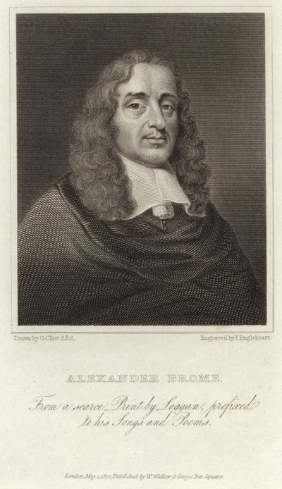 Alexander Brome - engelsk poet (1620 1666) av David Loggan