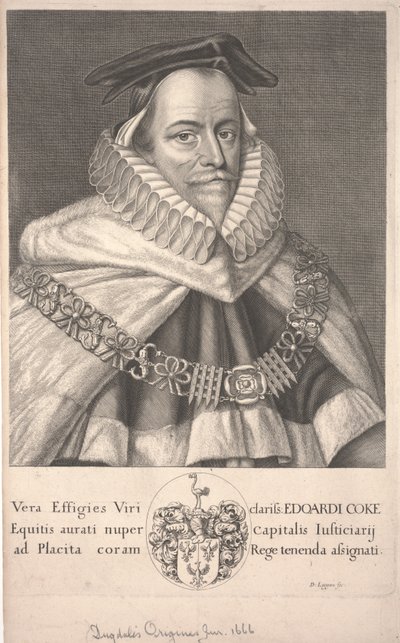 Edward Coke av David Loggan