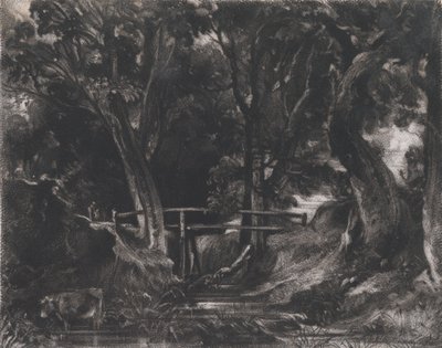 A Dell, Helmingham Park, Suffolk, 1830. av David Lucas