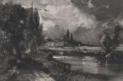 En kvarn, 1829. av David Lucas