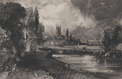 En kvarn, 1832. av David Lucas