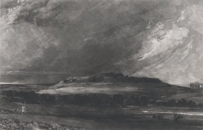Gamla Sarum, 1830. av David Lucas