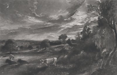 Sommarafton, 1831. av David Lucas