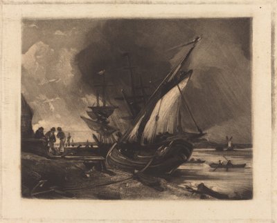 Utsikt över Orwell av David Lucas after John Constable