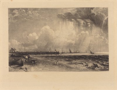 Yarmouth, Norfolk av David Lucas after John Constable