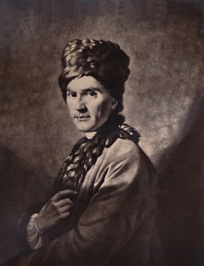 Jean-Jacques Rousseau, fransk filosof och författare, 1700-talet 1894 av David Martin