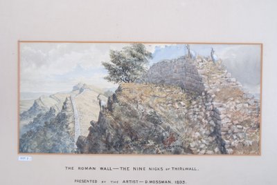 The Roman Wall - The Nine Nicks of Thirlwall, 1880-89 (wc på papper) av David Mossman
