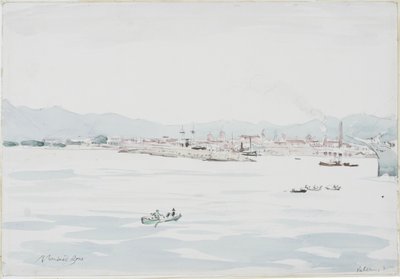 Palermo (blyerts  akvarell på papper) av David Muirhead Bone