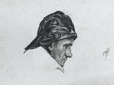 Studie för utläggning av vinterminor utanför Island av David Muirhead Bone