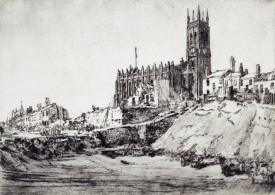 York Road, Leeds (etsning) av David Muirhead Bone