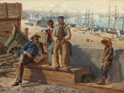 Negro Boys på kajen av David Norslup