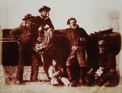 Fiskare (saltpapperstryck från kalotypnegativ) av David Octavius and Adamson Robert Hill