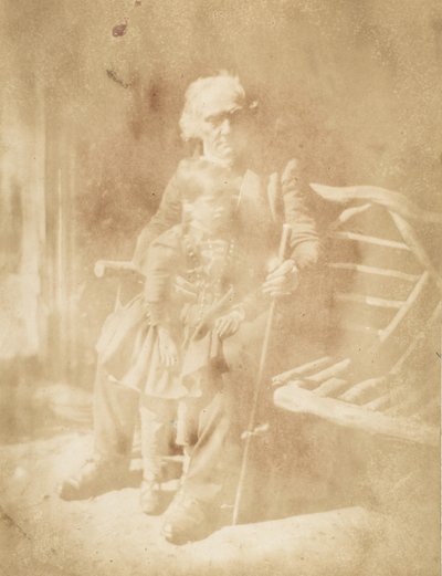 Pastor Dr Thomas Chalmers och Thomas Chalmers Hanna, 1843-47. Skapare: David Octavius Hill, Robert Adamson, Hill & Adamson. av Hill and Adamson