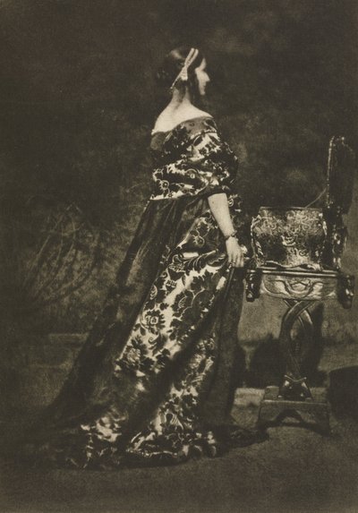 Camera Work: Portrait - The Gown and the Casket, 1909. av David Octavius Hill