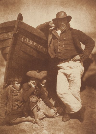 James Linton och Three Boys, Newhaven av David Octavius Hill