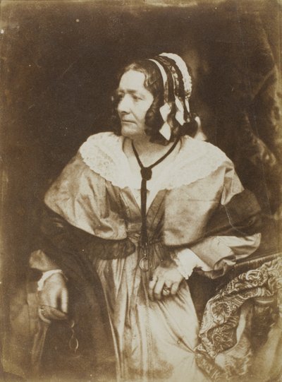 Mrs. Anna Brownell Jameson, 1844 av David Octavius Hill