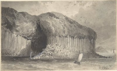 Vy över Fingals grotta av David Octavius Hill
